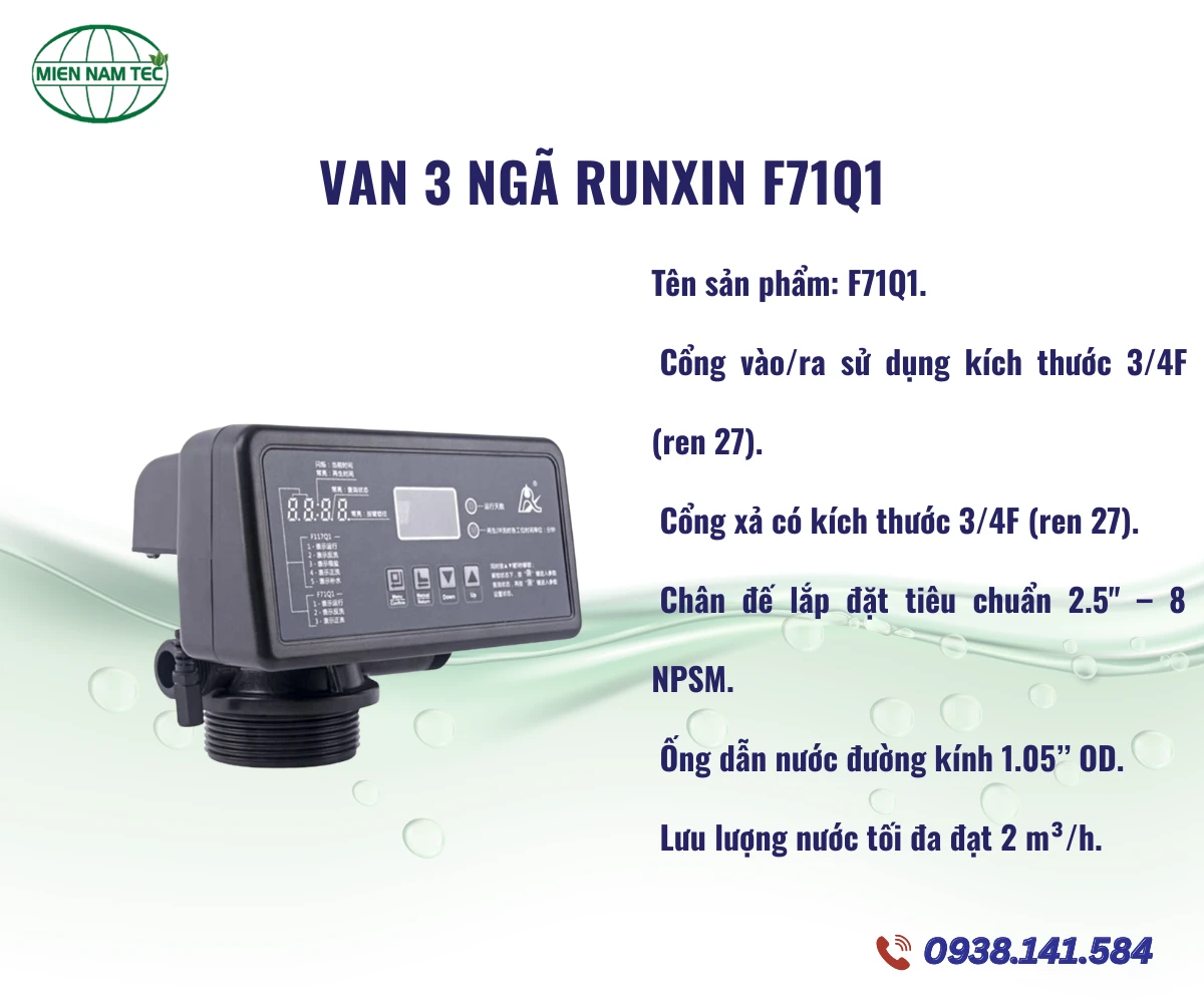 Van 3 Ngã Runxin F71Q1
