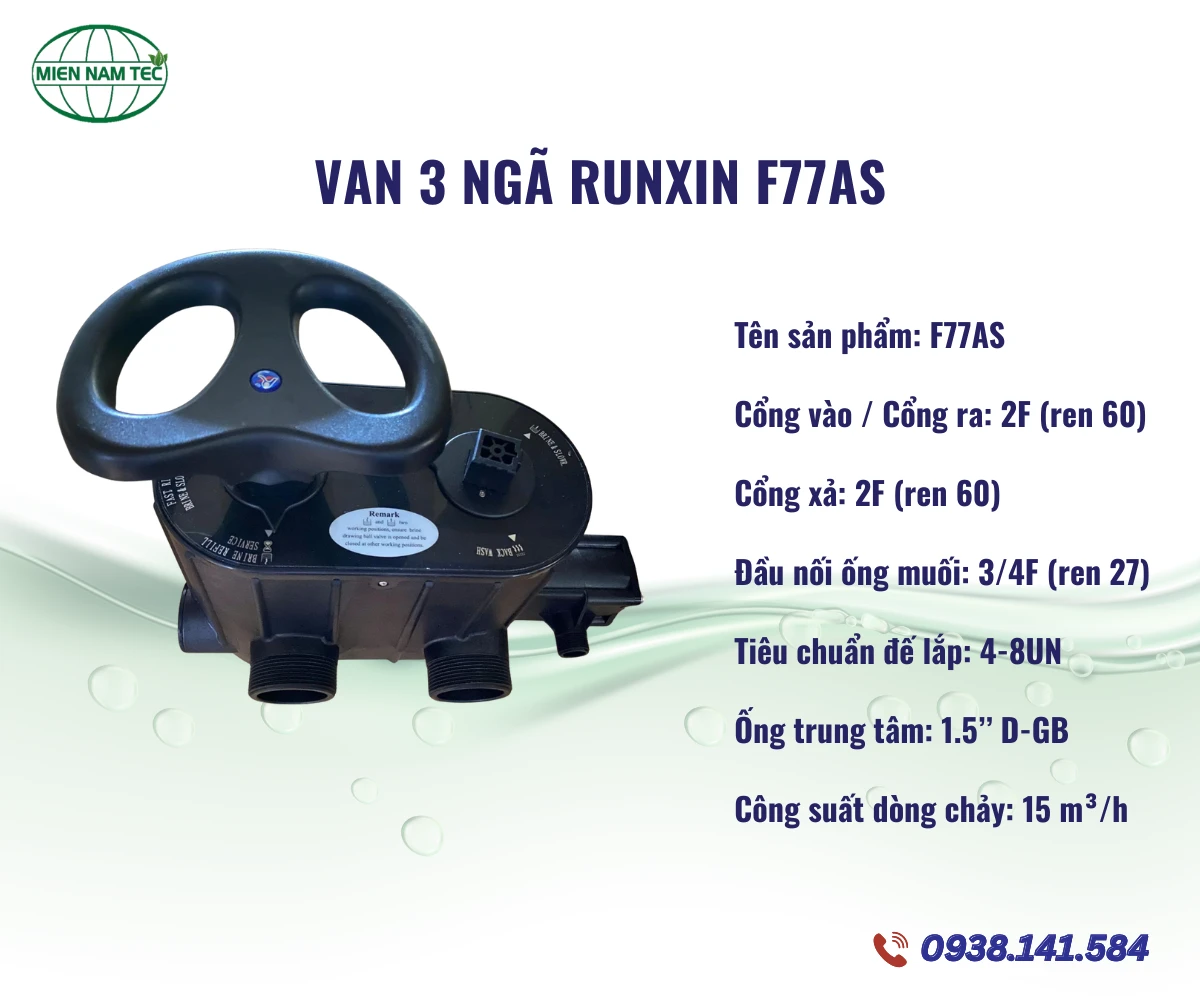 Van 3 Ngã Runxin F77AS