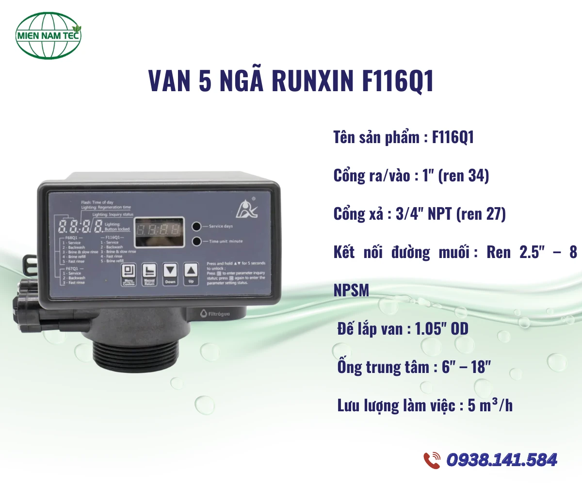 Van 5 Ngã Runxin F116Q1