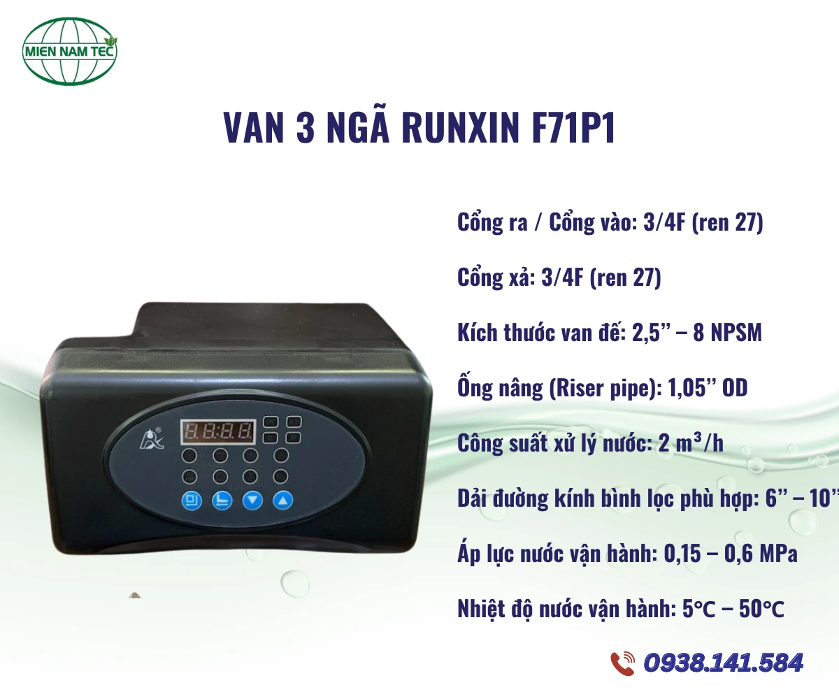 Van 3 ngã Runxin F71P1