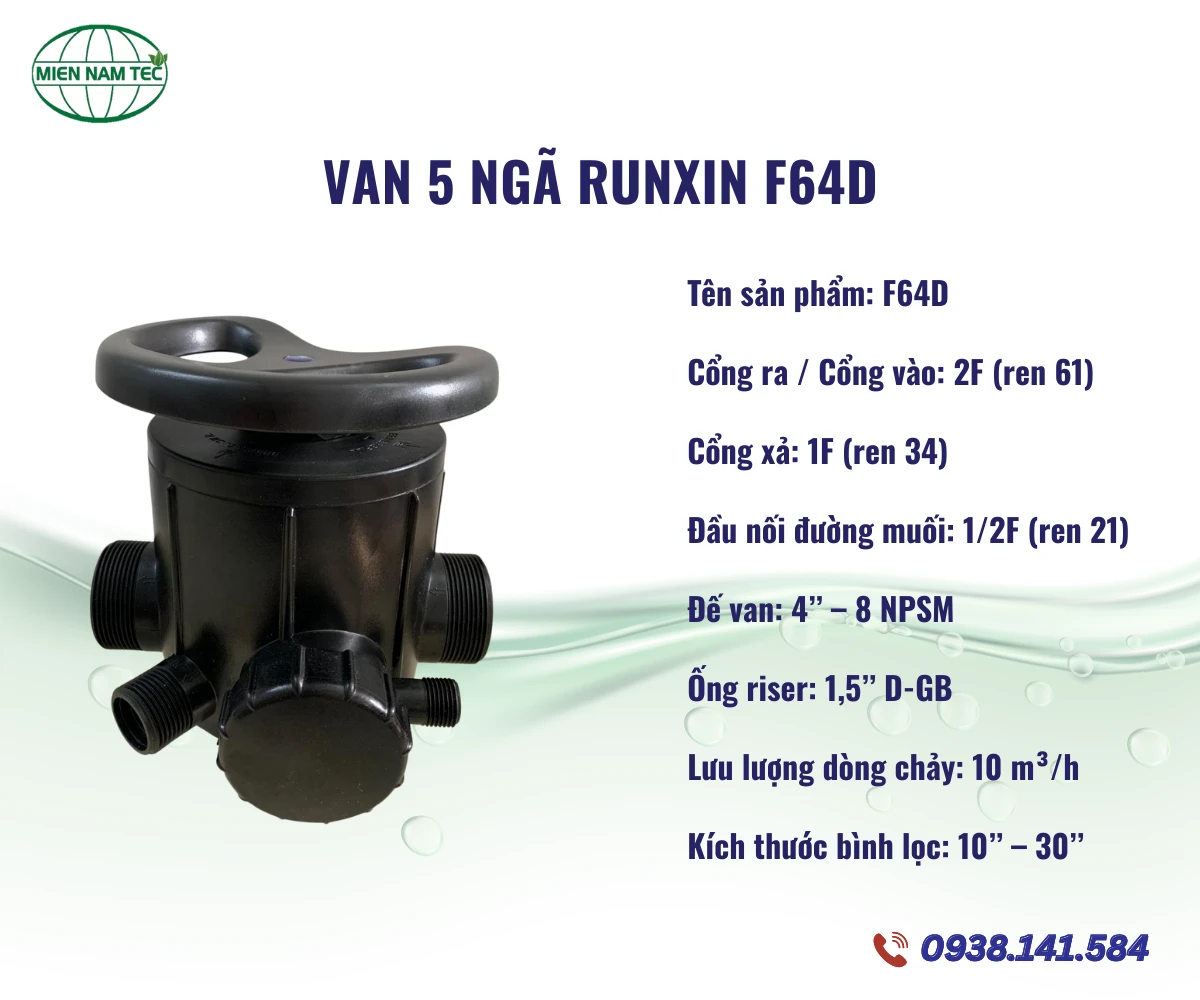 Van 5 ngã Runxin F64D