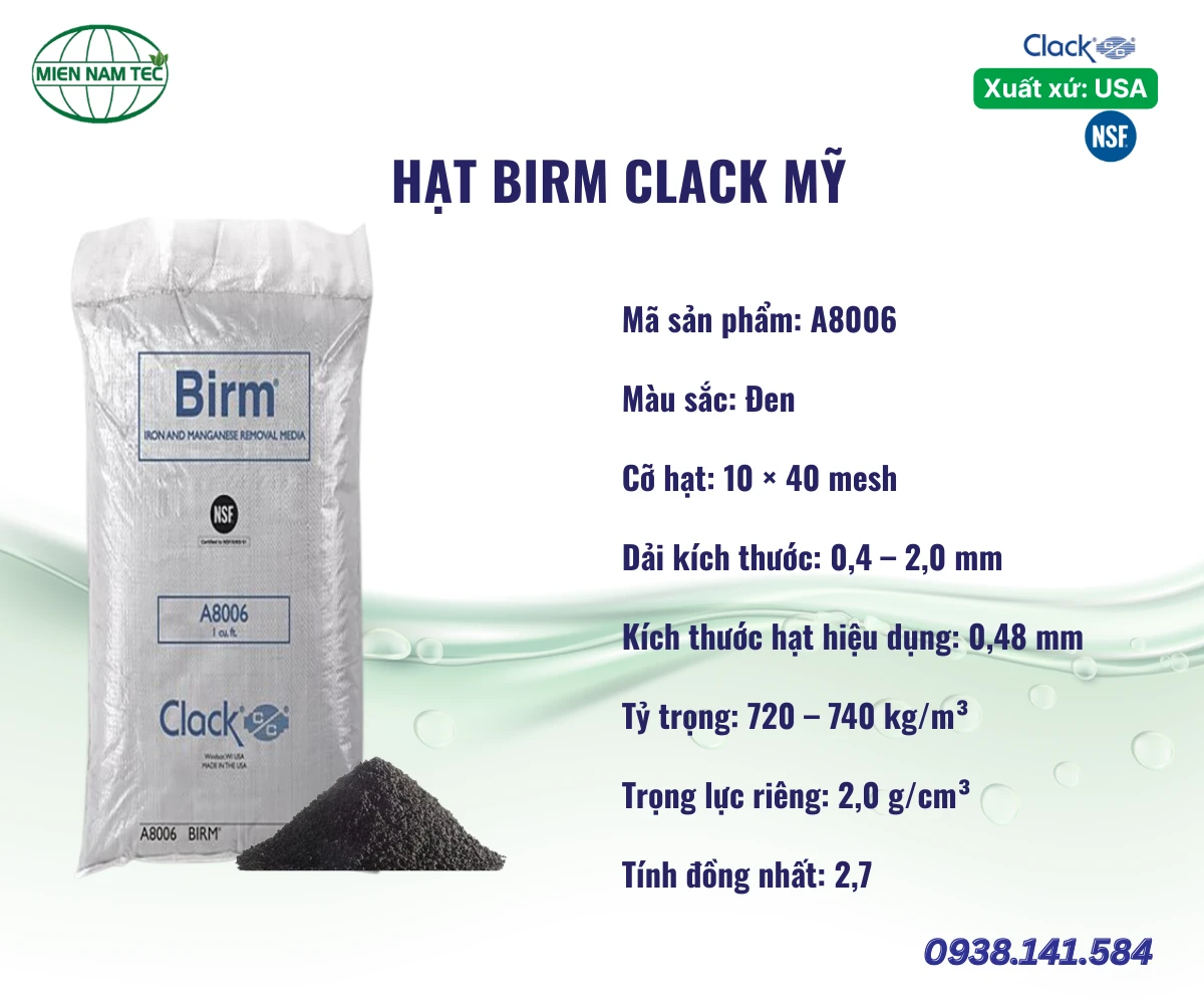 Hạt Birm Clack Mỹ
