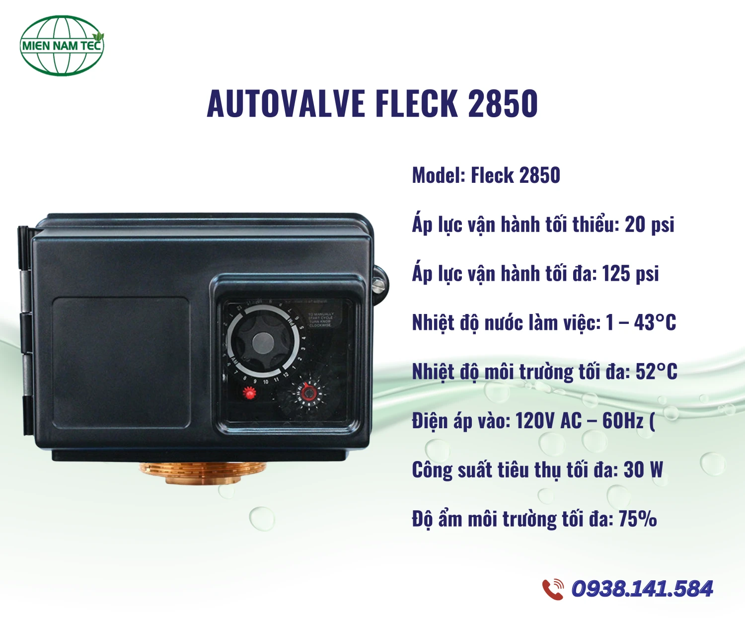 Autovalve Fleck 2850