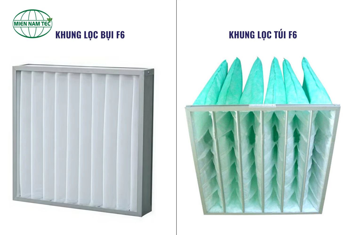Khung lọc bụi F6 - Khung lọc túi F6