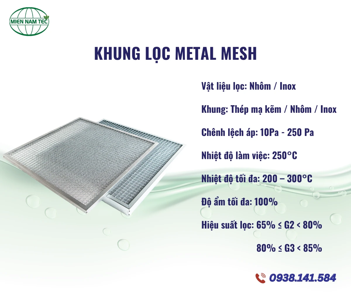 Khung Lọc Metal Mesh