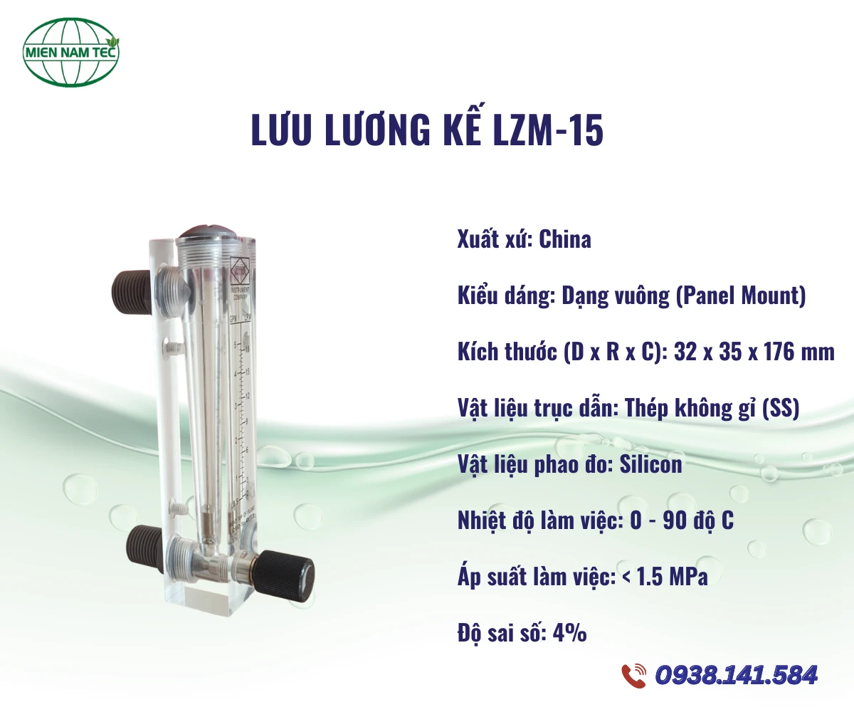 Lưu Lượng Kế LZM-15