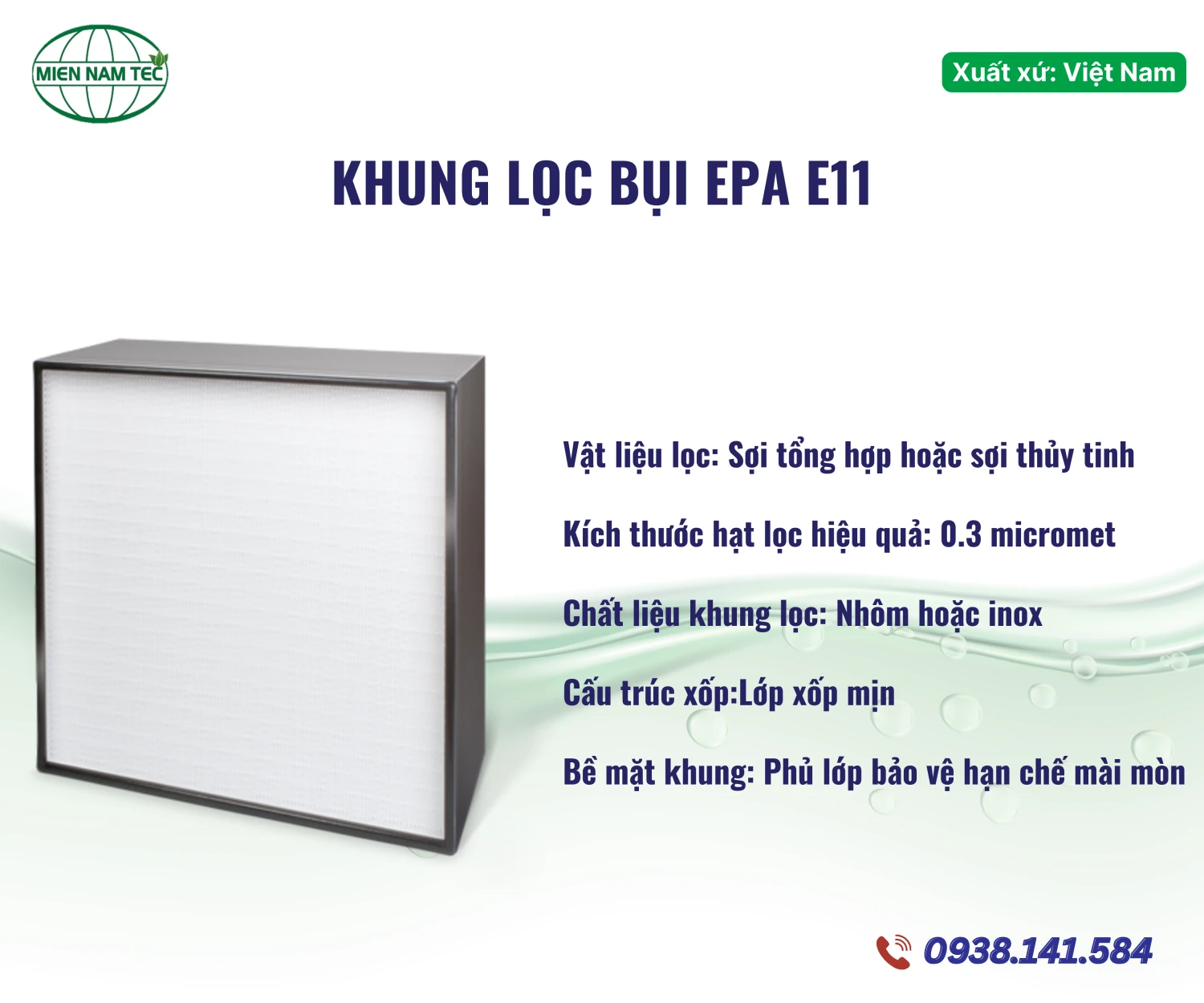 Khung lọc bụi EPA E11