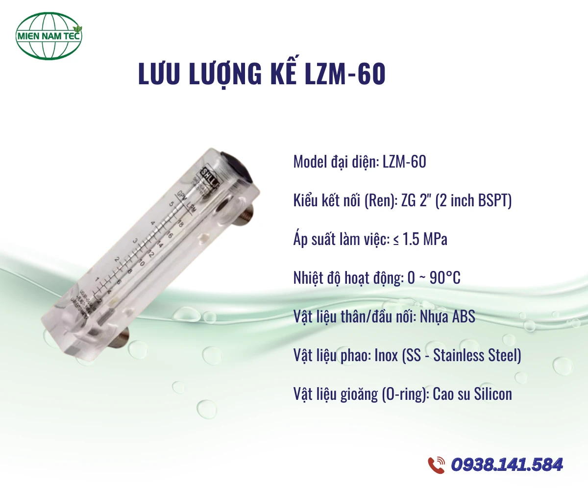 Lưu Lượng Kế LZM-60