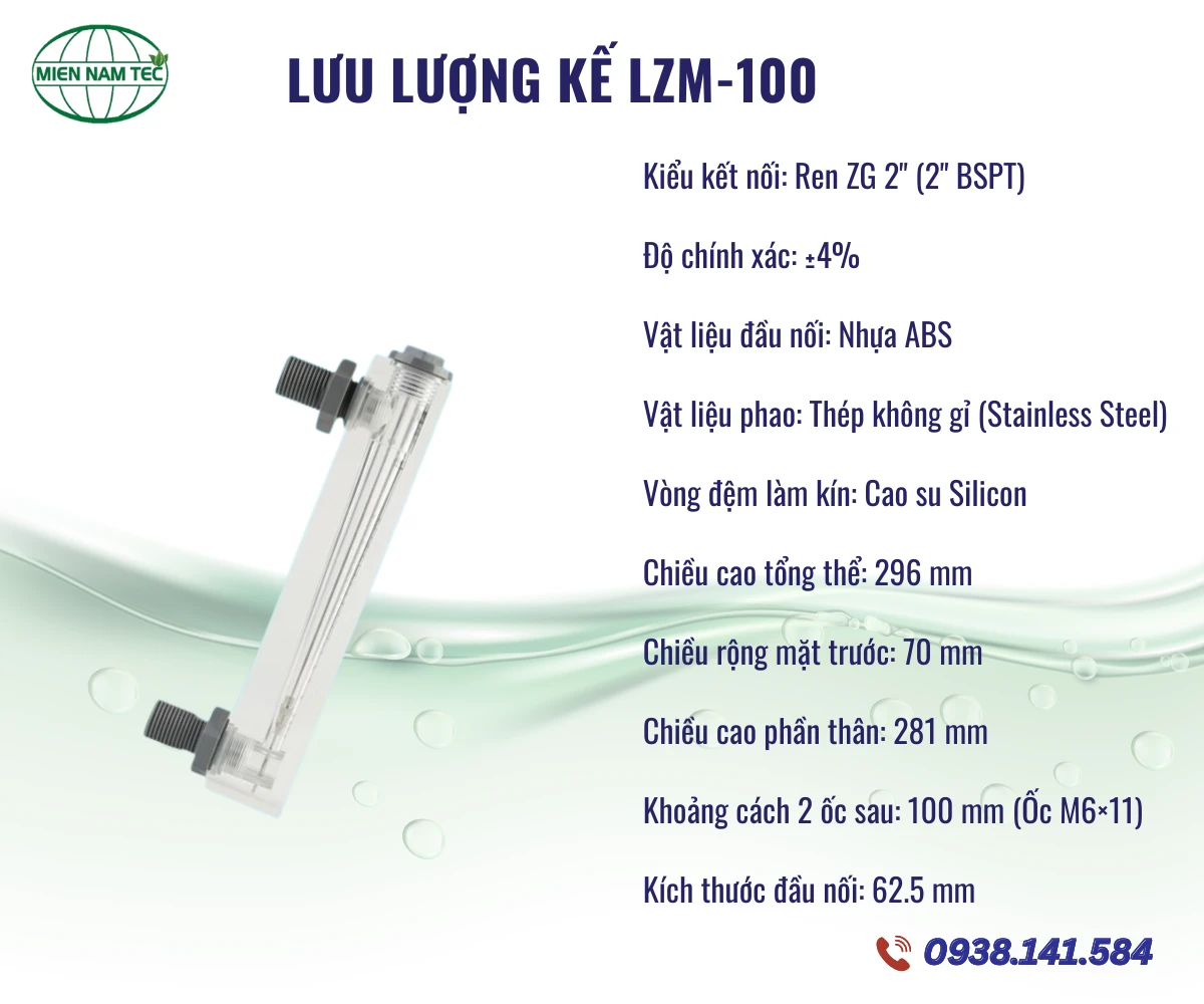 Lưu Lượng Kế LZM-100