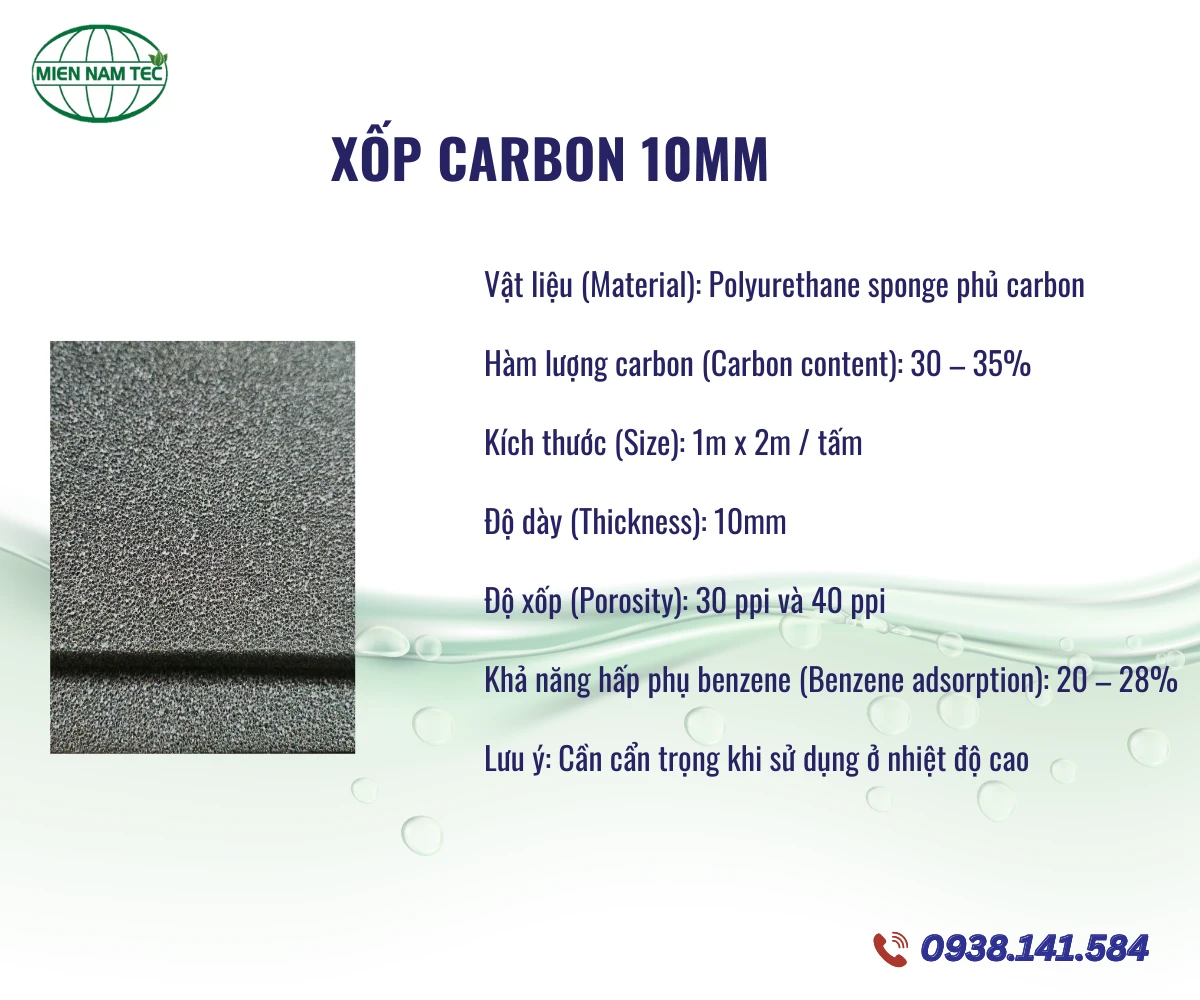 Xốp carbon 10 mm