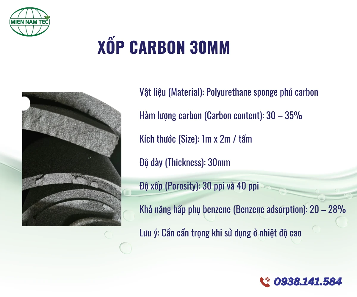 Xốp carbon 30mm