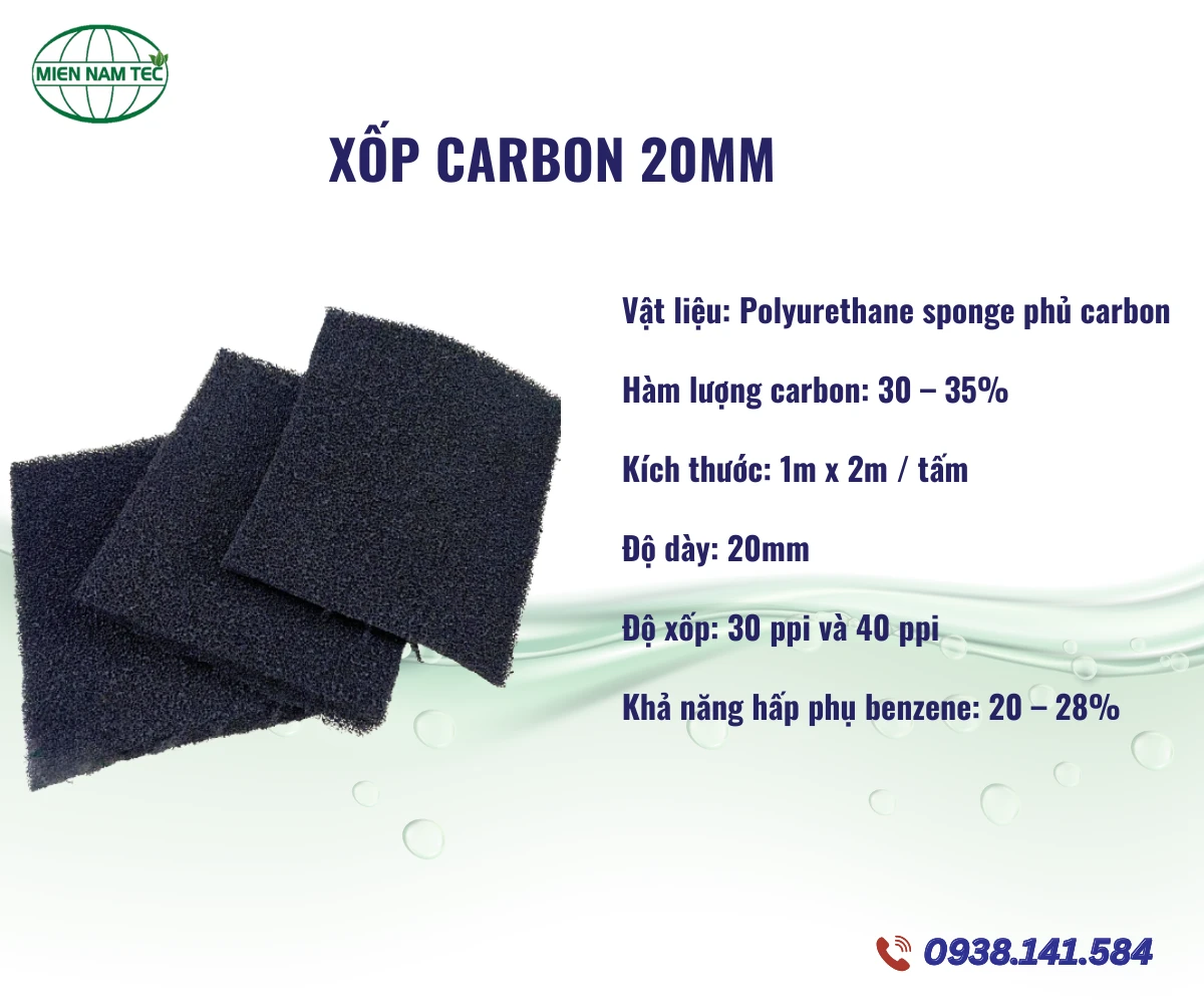 Xốp Carbon 20 mm