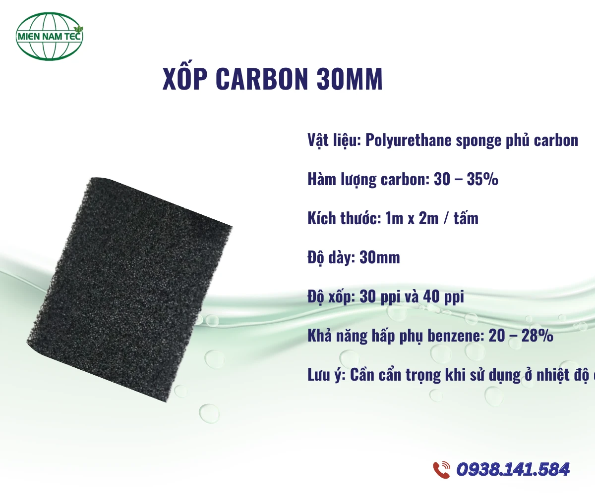 Xốp Carbon 30mm