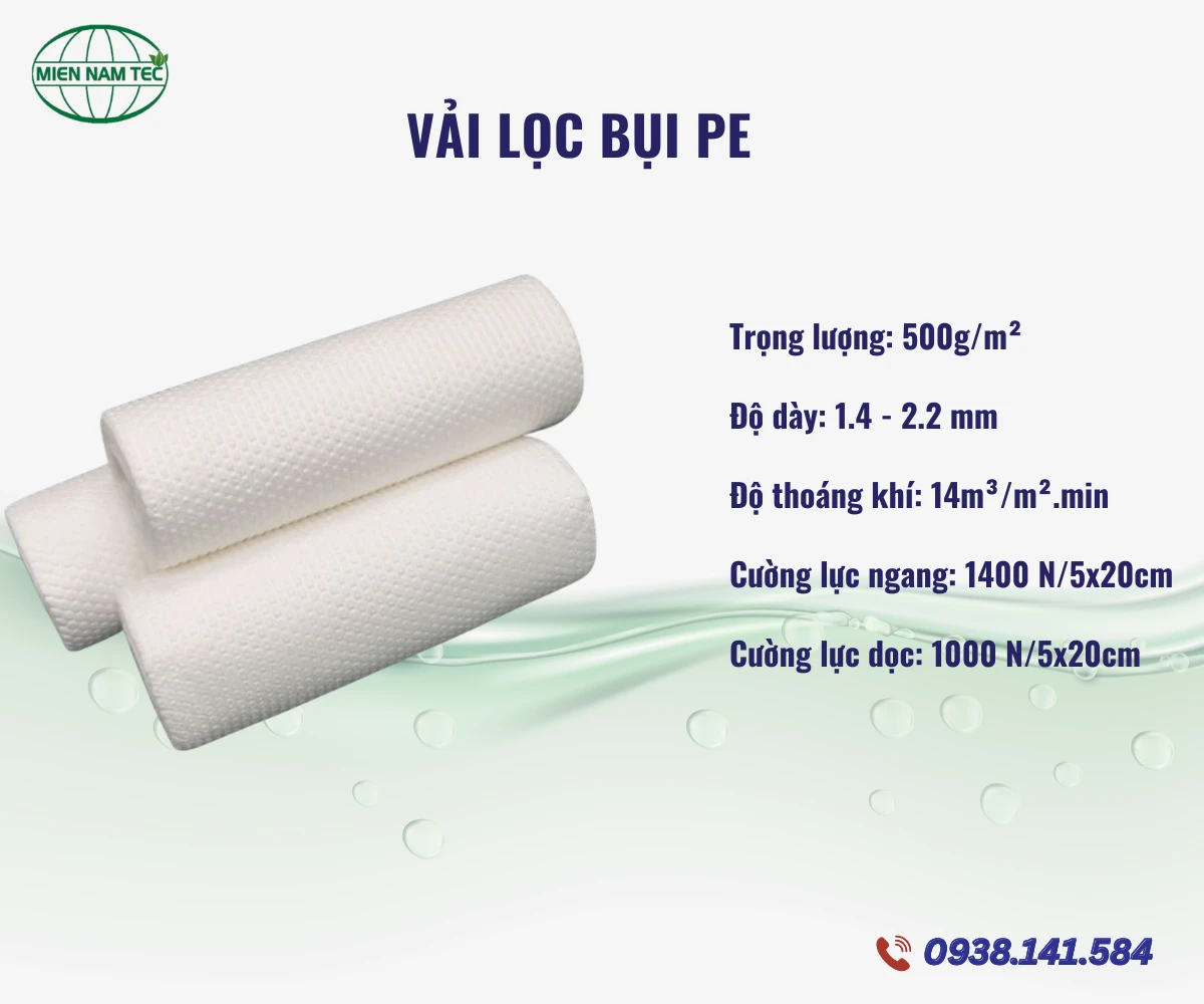 Vải Lọc Bụi PP
