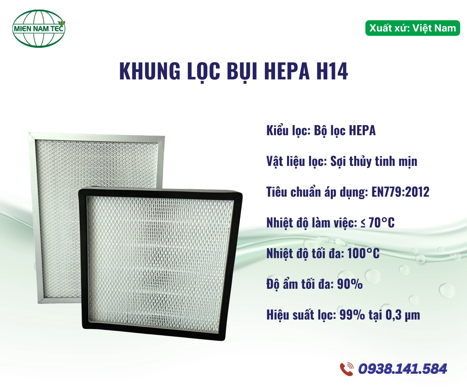 Khung lọc bụi HEPA H14