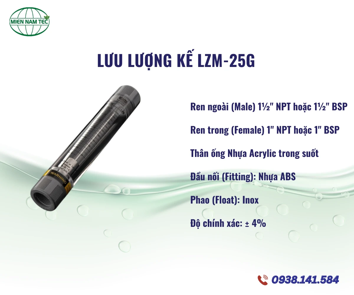 Lưu Lượng Kế LZM-25G