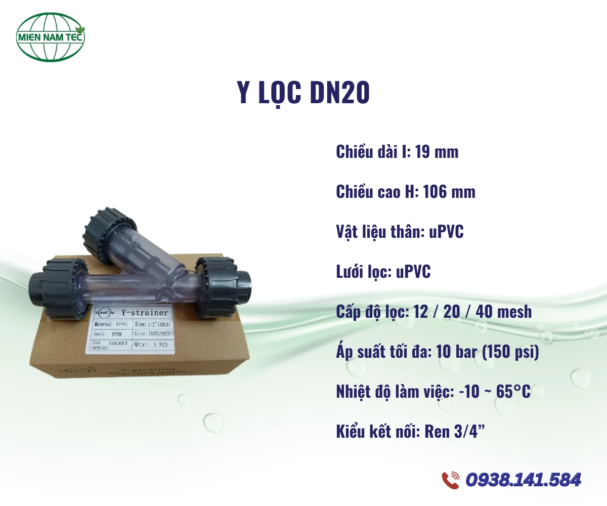 Y Lọc DN20
