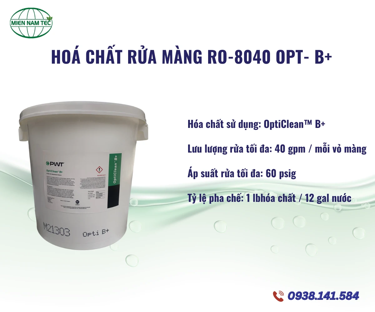 Hoá Chất Rửa Màng RO-8040 OPT- B+