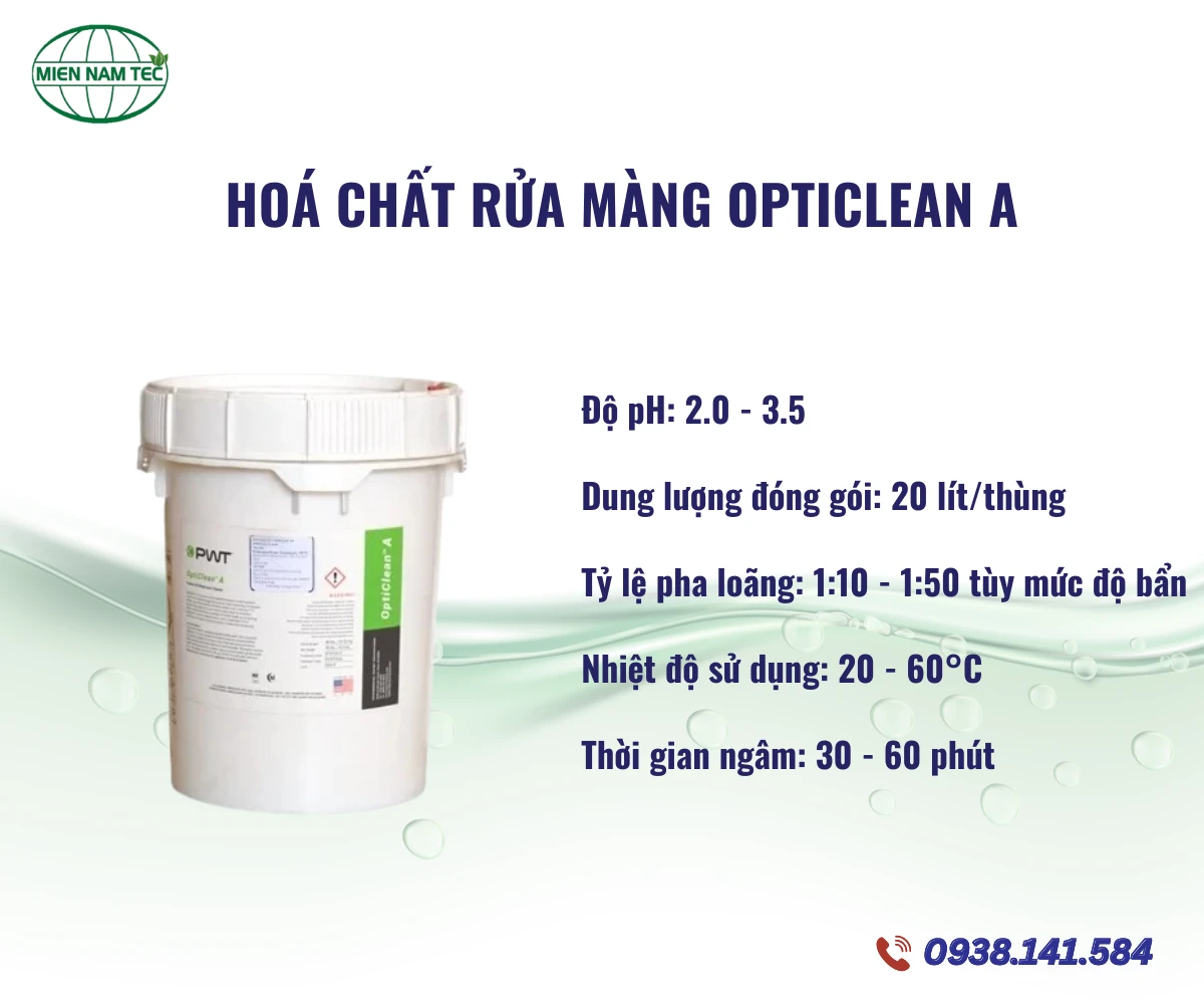 Hoá Chất Rửa Màng OPTICLEAN A