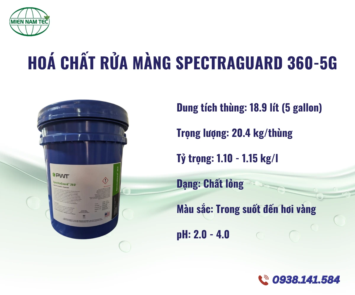 Hoá Chất Rửa Màng SPECTRAGUARD 360-5G