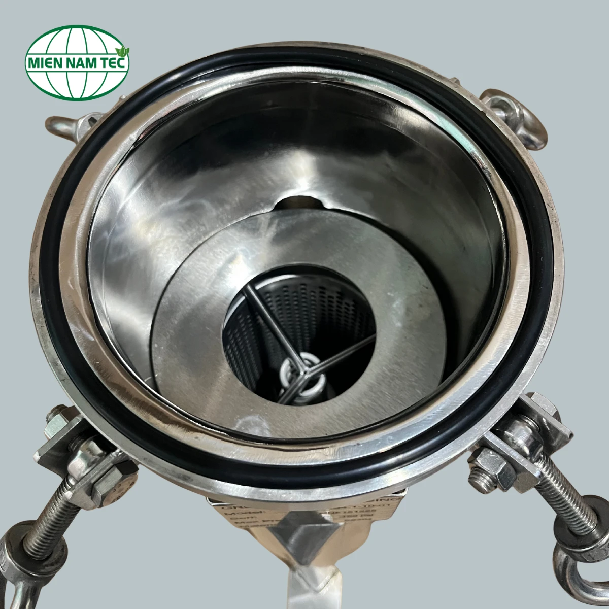 bình lọc túi inox 316 size 4