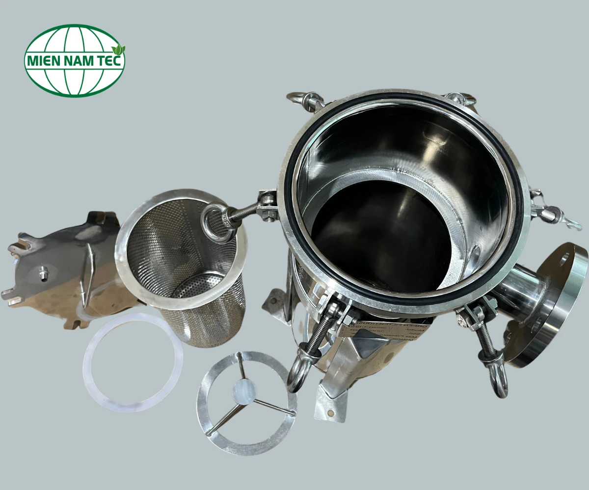bình lọc túi inox 316 size 4