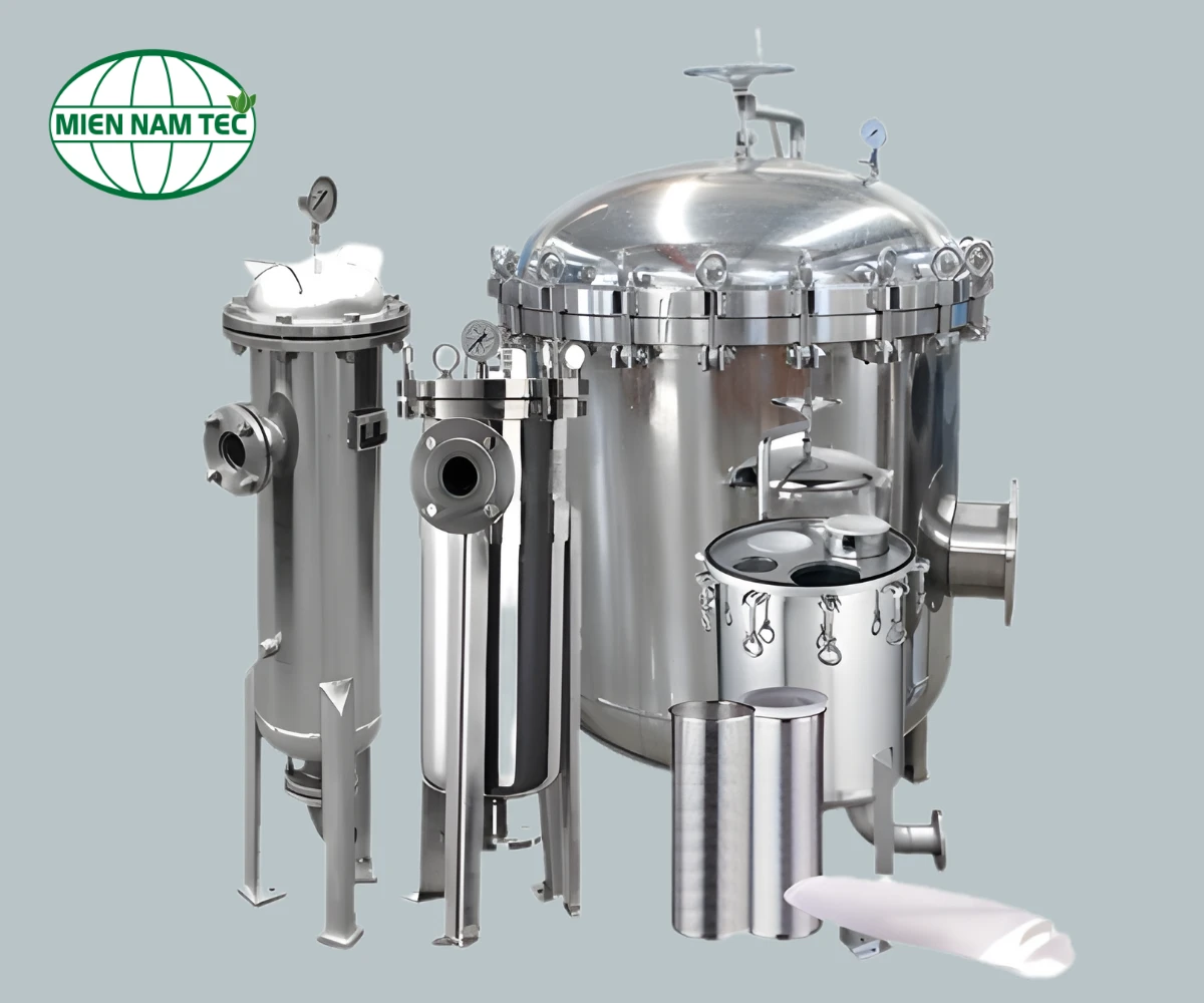 bình lọc túi inox 316 size 2