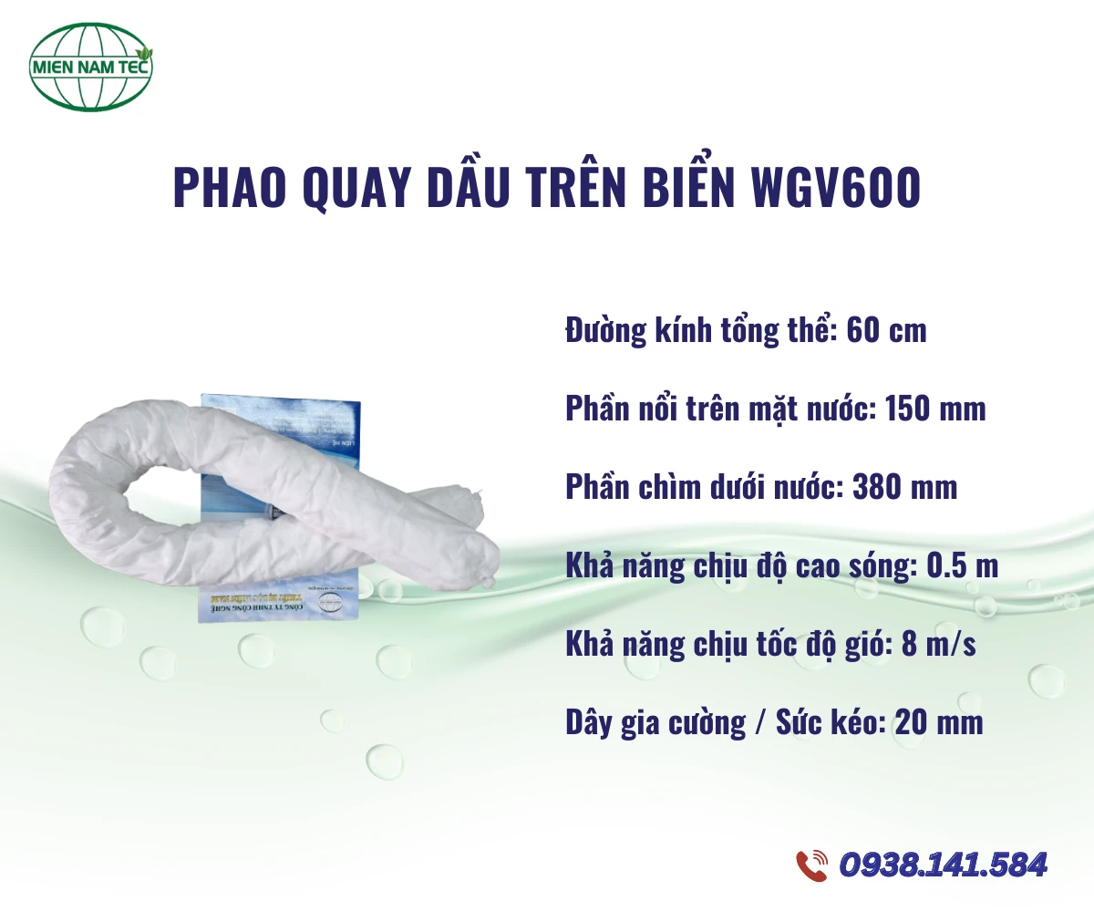 Phao Quay Dầu Trên Biển WGV600