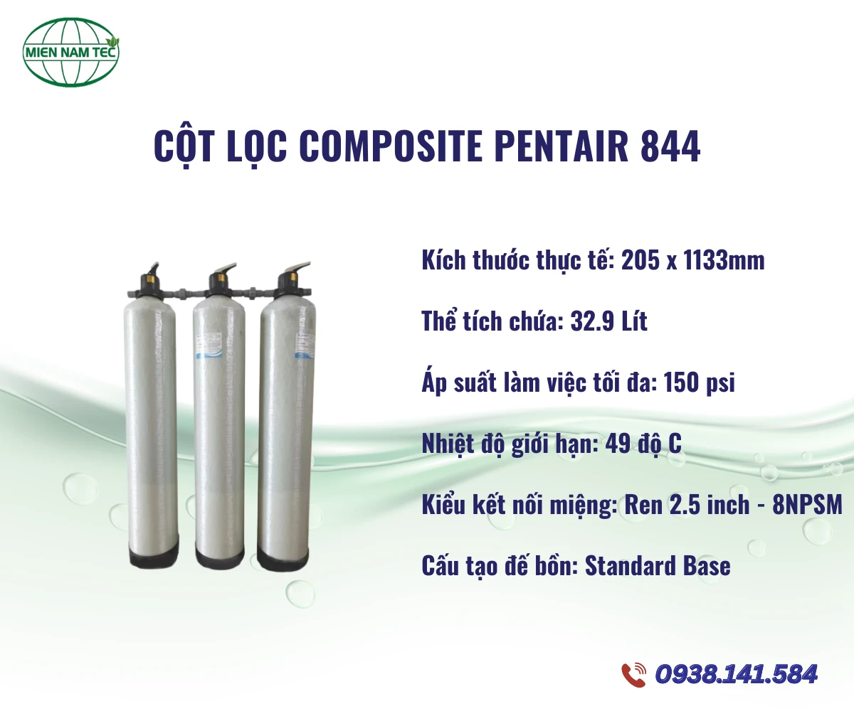 Cột Lọc Composite Pentair 844