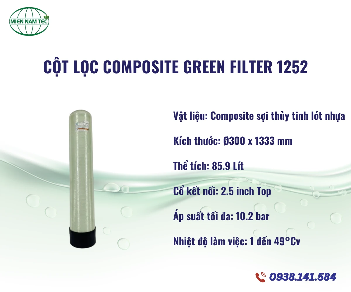 Cột Lọc Composite Green Filter 1252