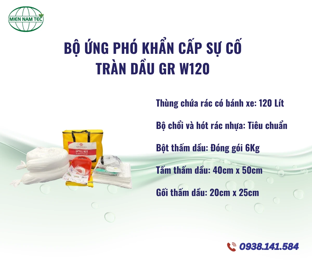 Bộ Ứng Phó Khẩn Cấp Sự Cố Tràn Dầu GR W120