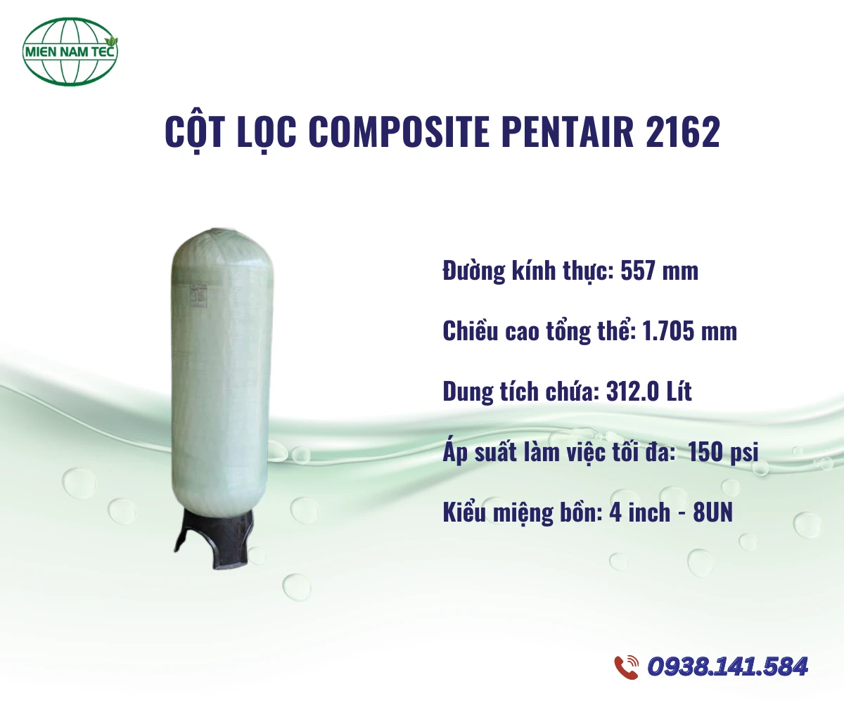Cột Lọc Composite Pentair 2162
