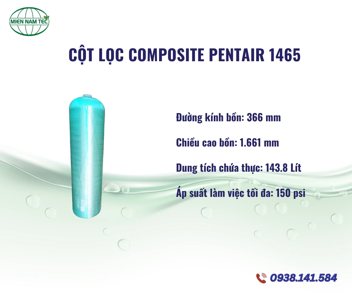 Cột Lọc Composite Pentair 1465