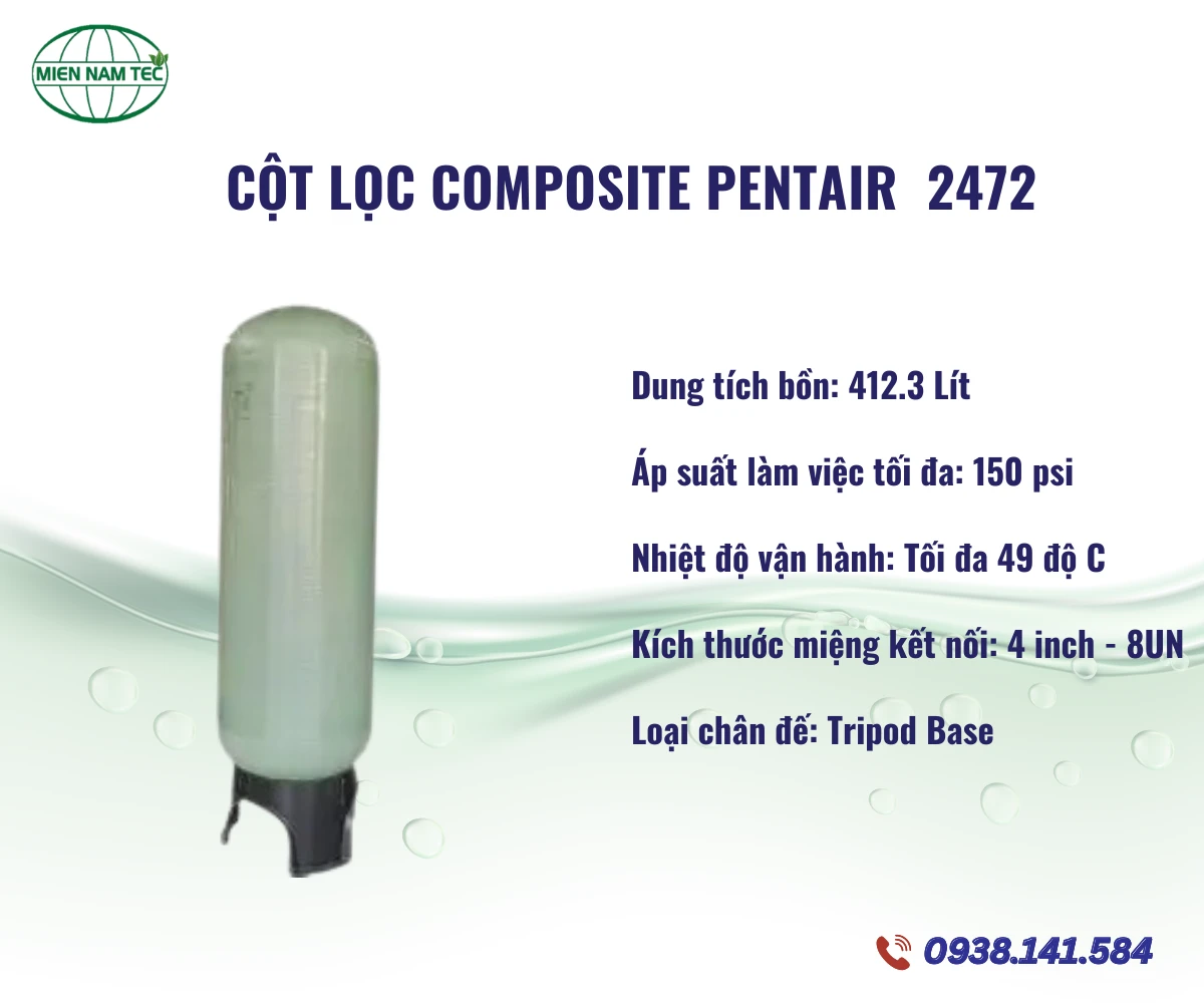 Cột Lọc Composite Pentair  2472