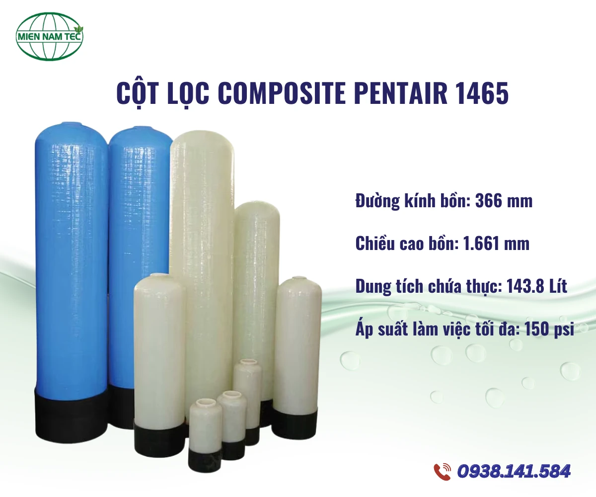 Cột Lọc Composite Pentair 1465