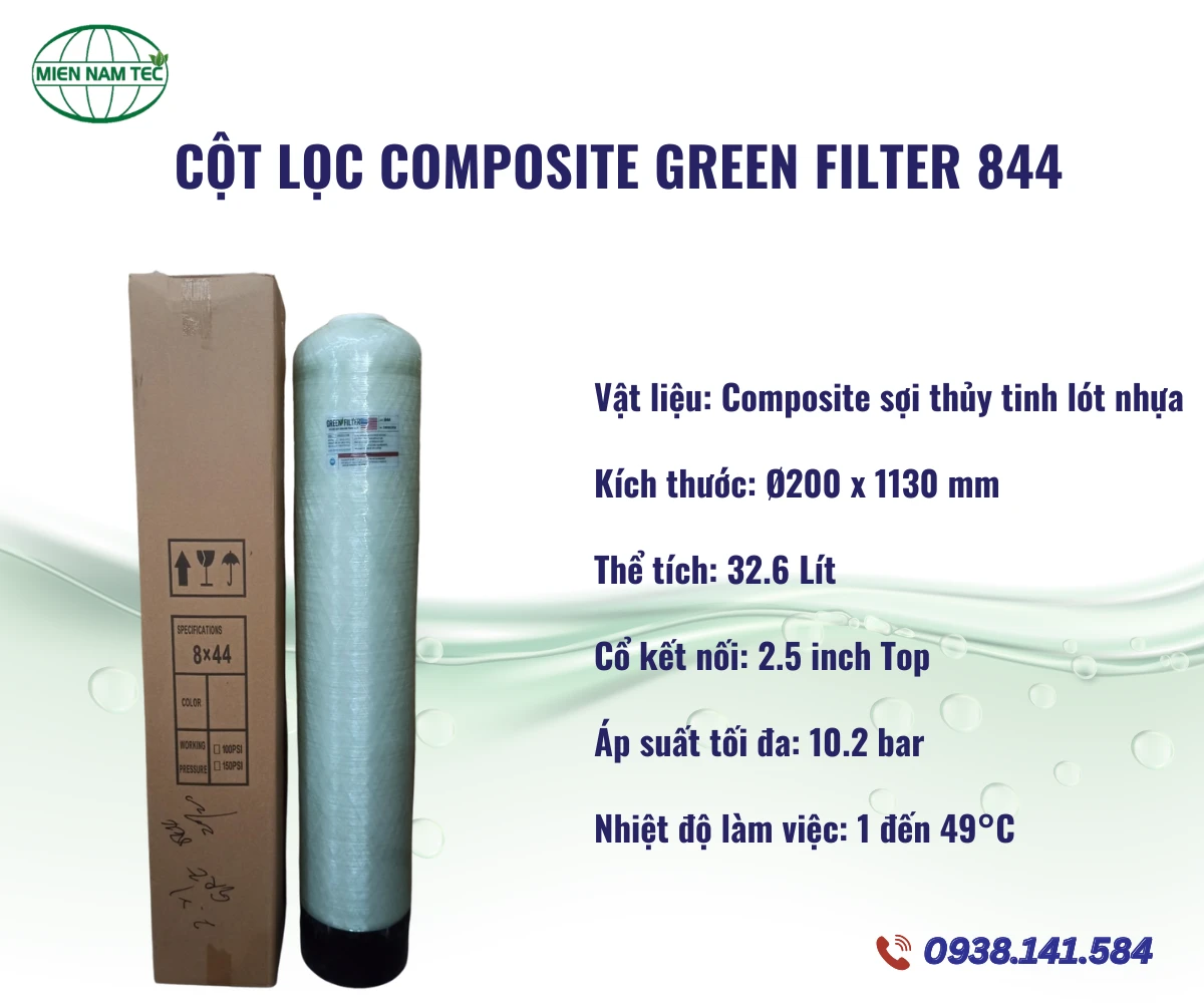 Cột Lọc Composite Green Filter 844
