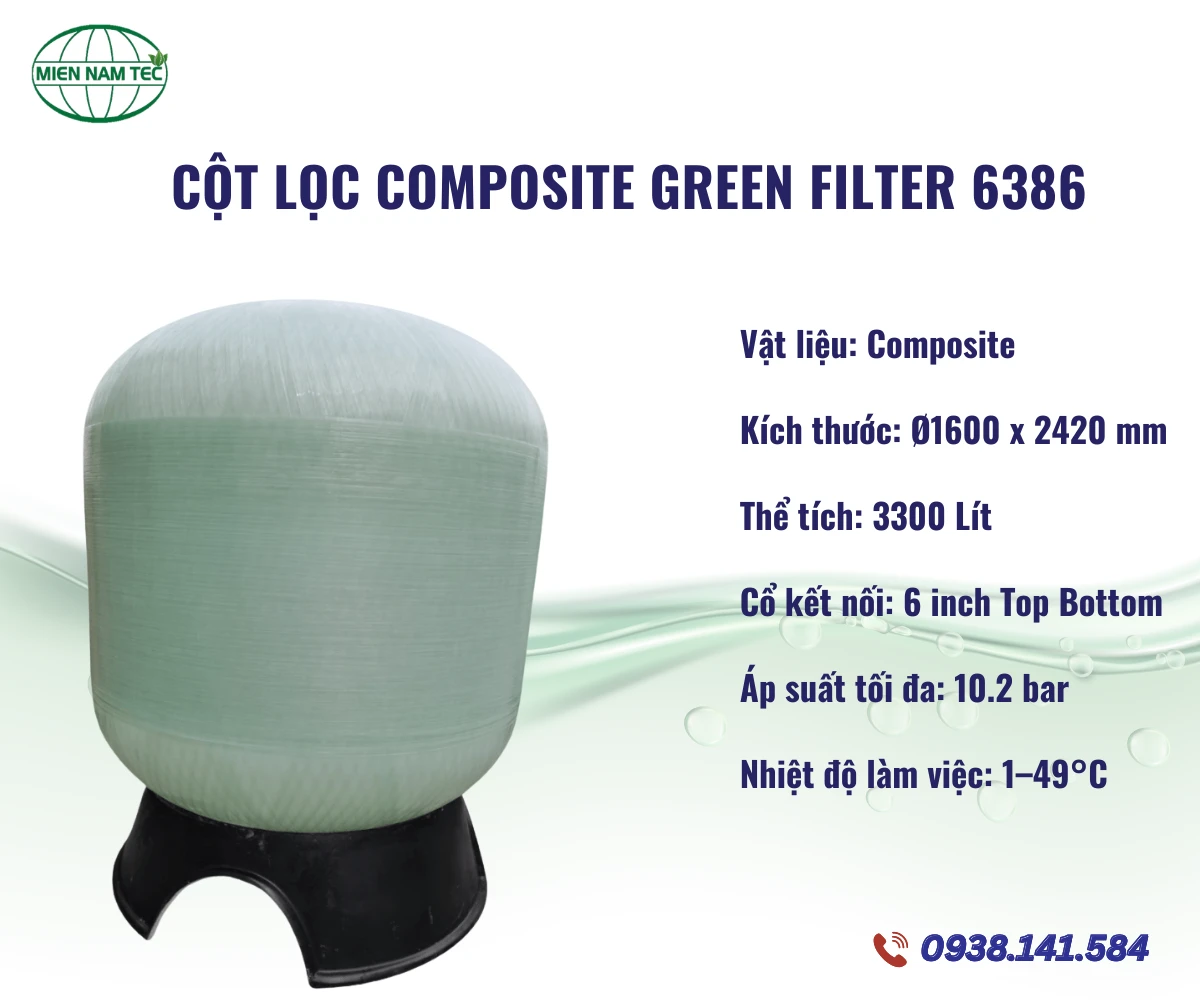 Cột Lọc composite Green Filter 6386