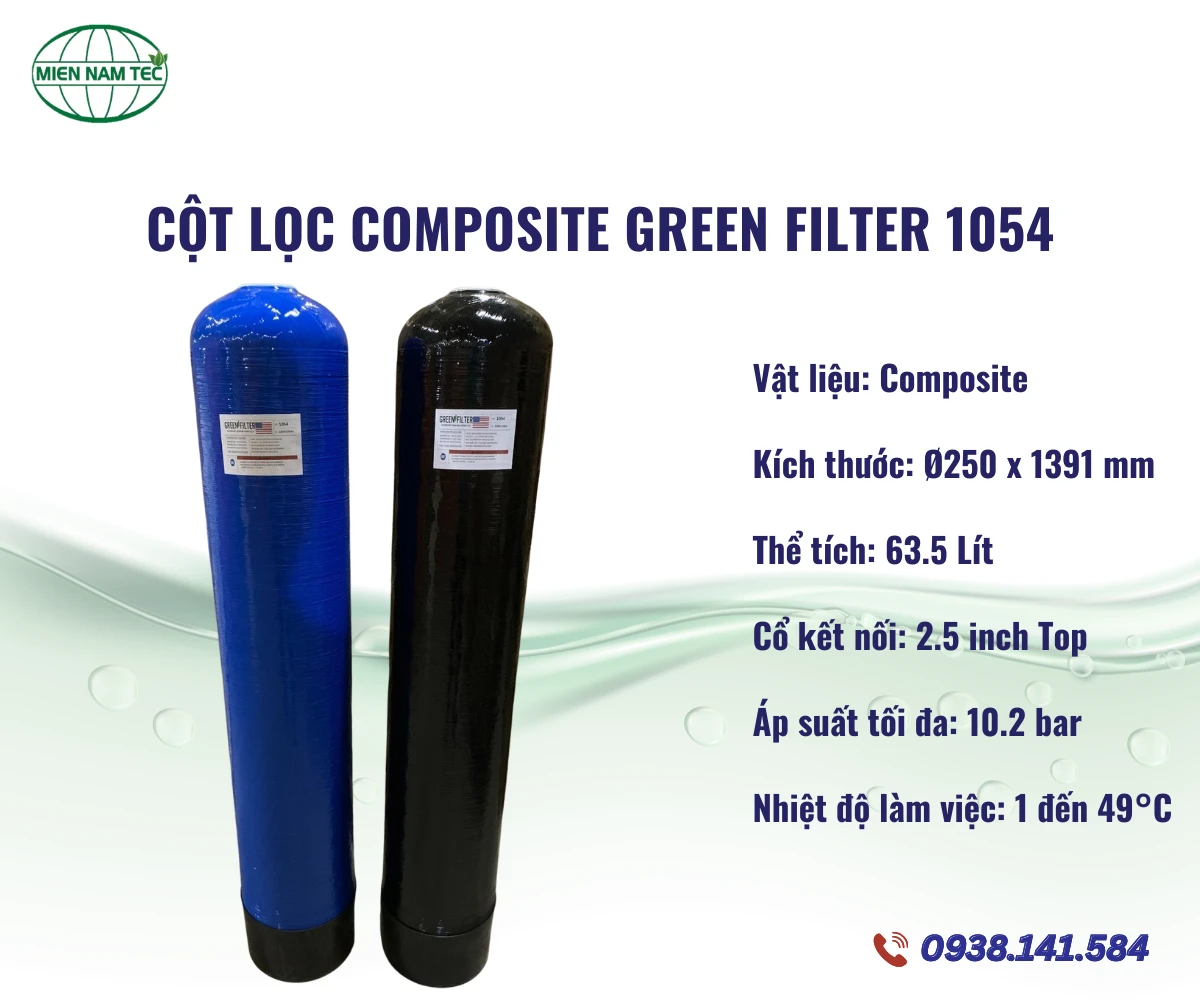 Cột Lọc Composite Green Filter 1054