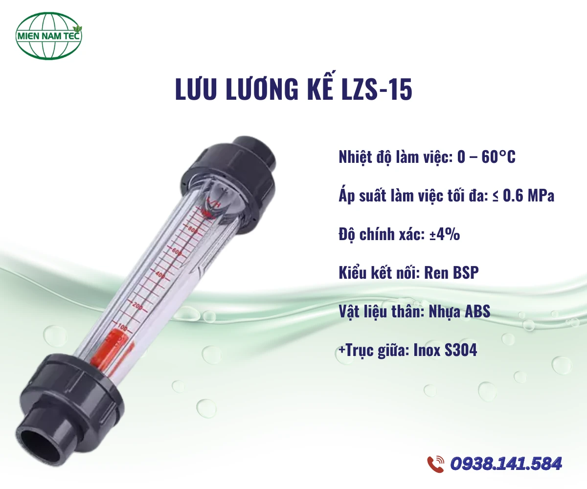 Lưu Lượng Kế LZS-15
