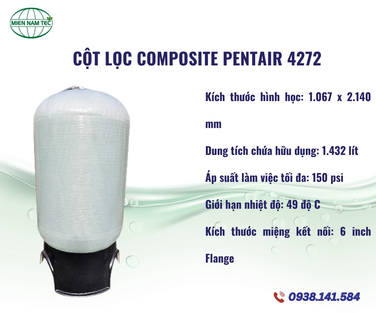 Cột Lọc Composite Pentair 4272