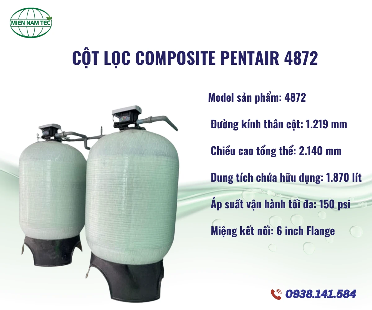 Cột Lọc Composite Pentair 4872