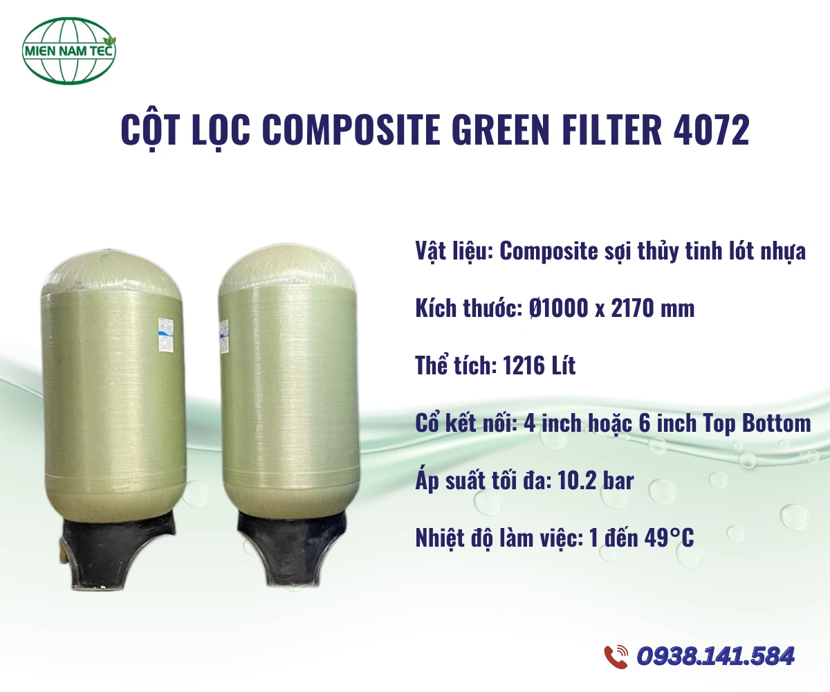 Cột Lọc Composite Green Filter 4072