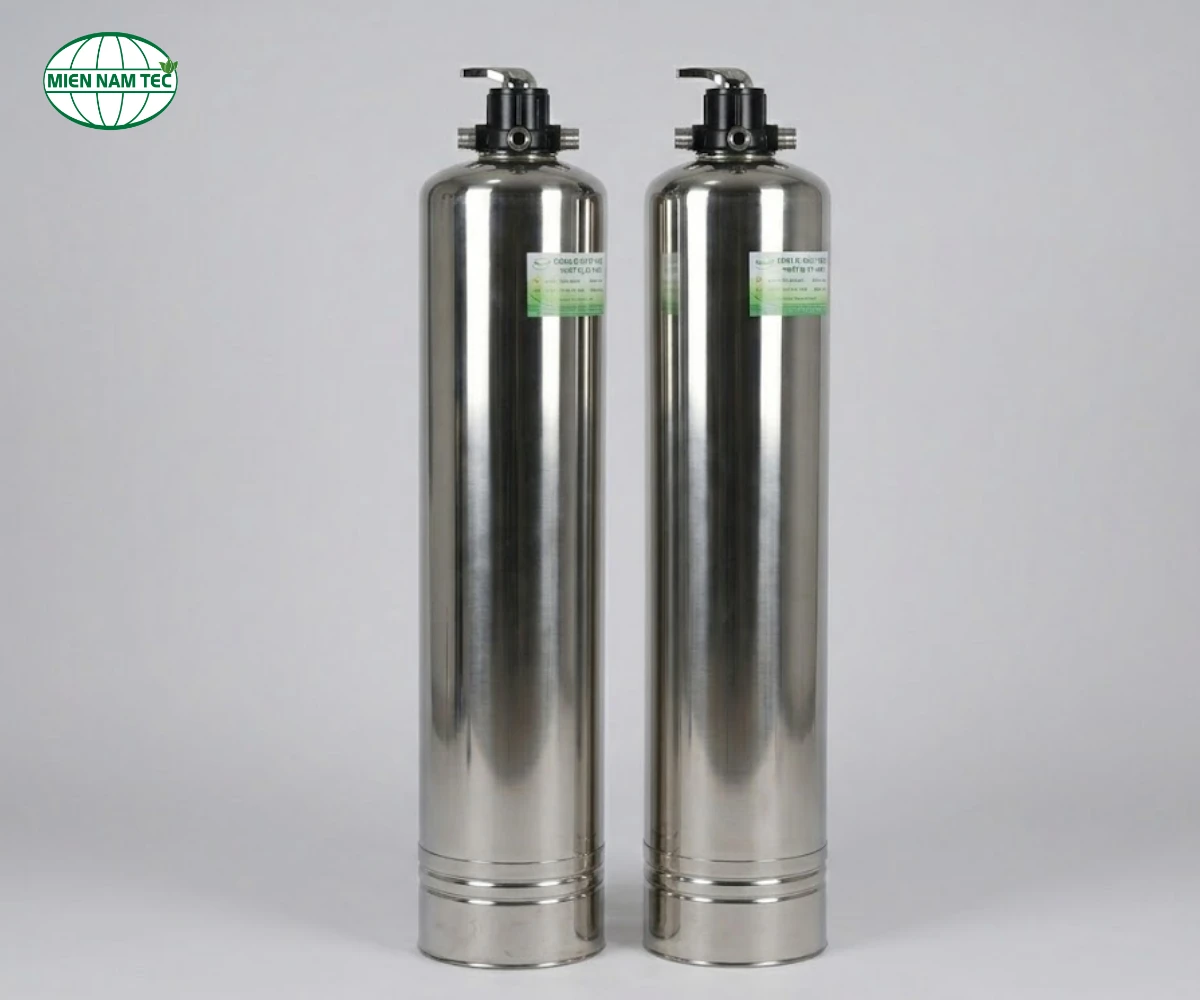 Chi tiết về cột lọc inox 1054 Green Filter