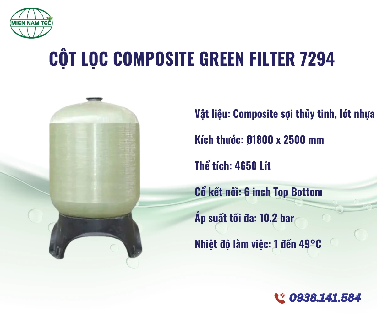 Cột Lọc Composite Green Filter 7294