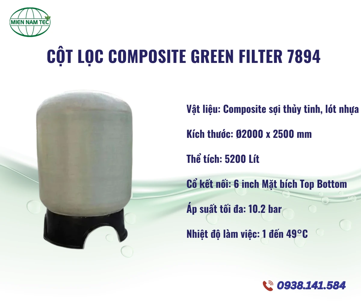 Cột Lọc Composite Green Filter 7894