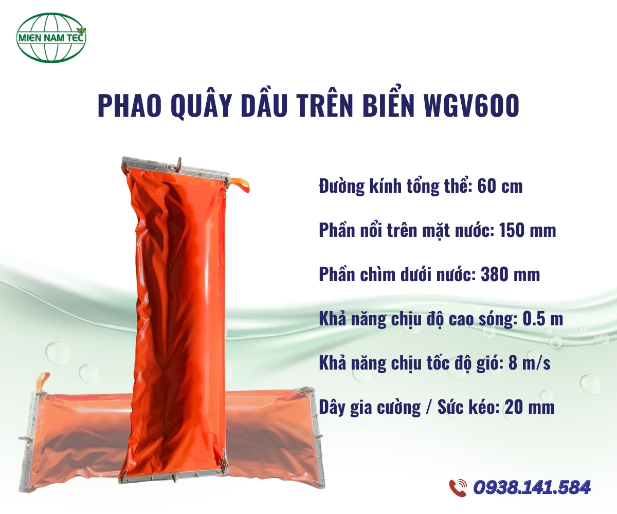 Phao Quay Dầu Trên Biển WGV600