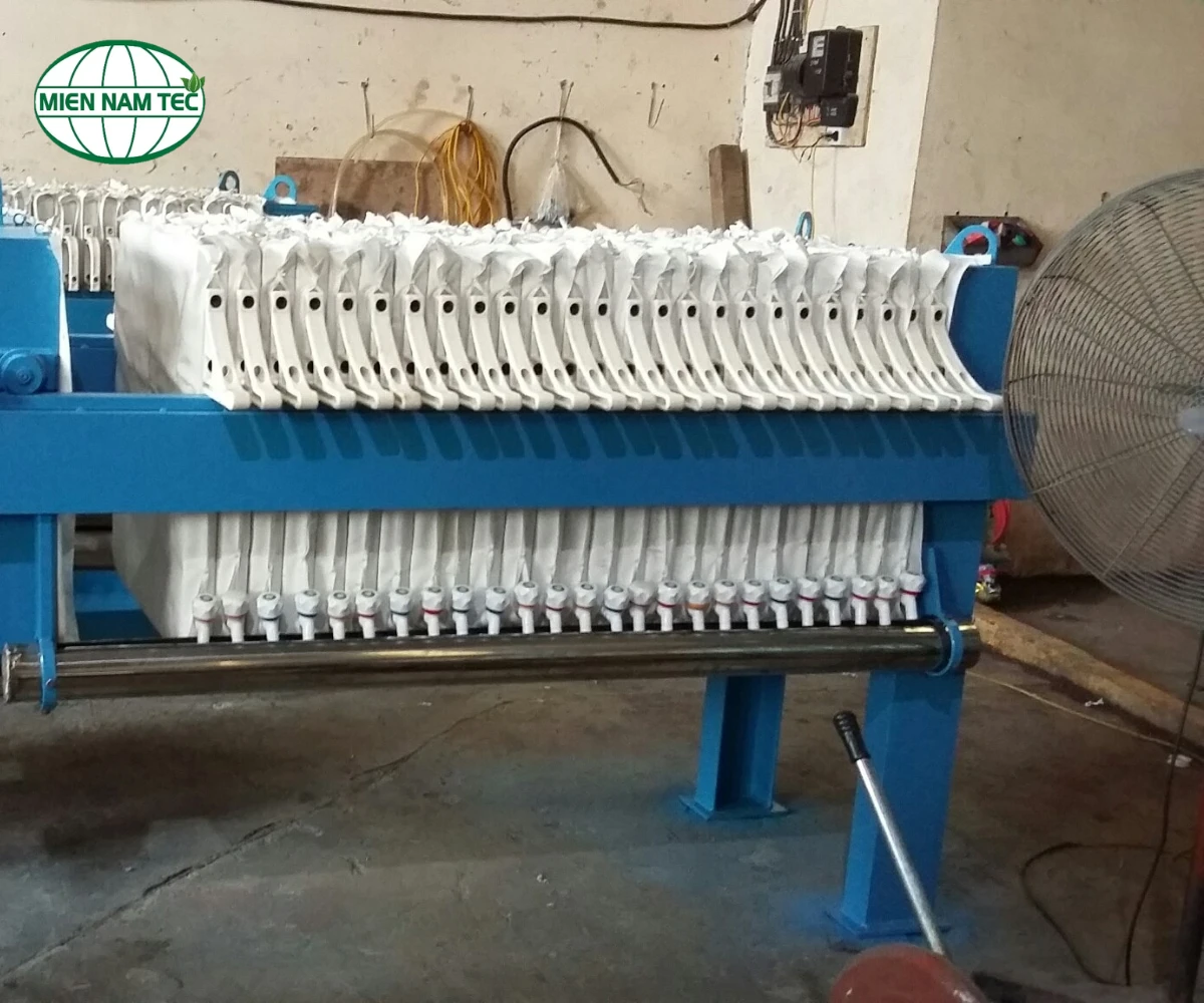 Ứng dụng của vải lọc máy ép bùn
