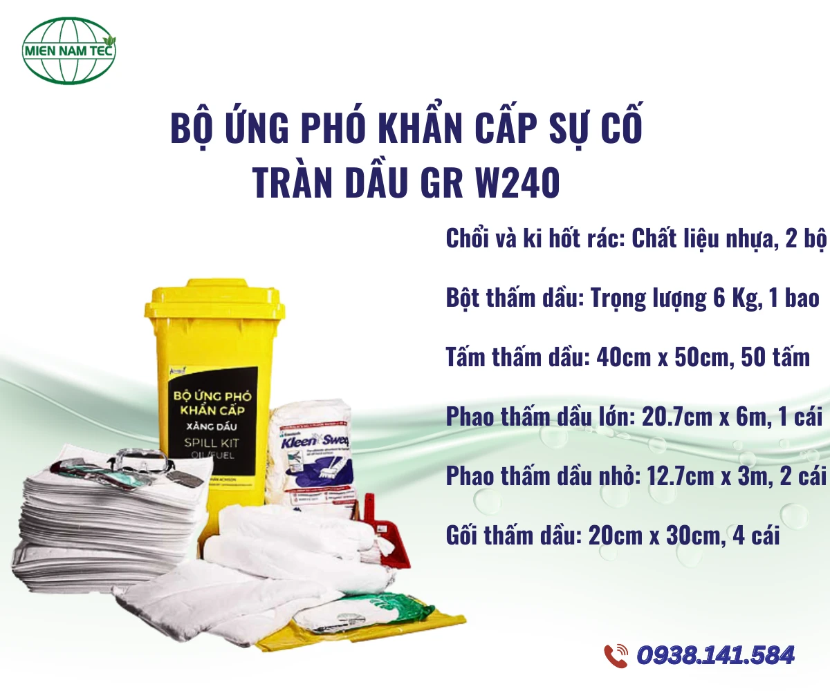 Bộ Ứng Phó Khẩn Cấp Sự Cố Tràn Dầu GR W240