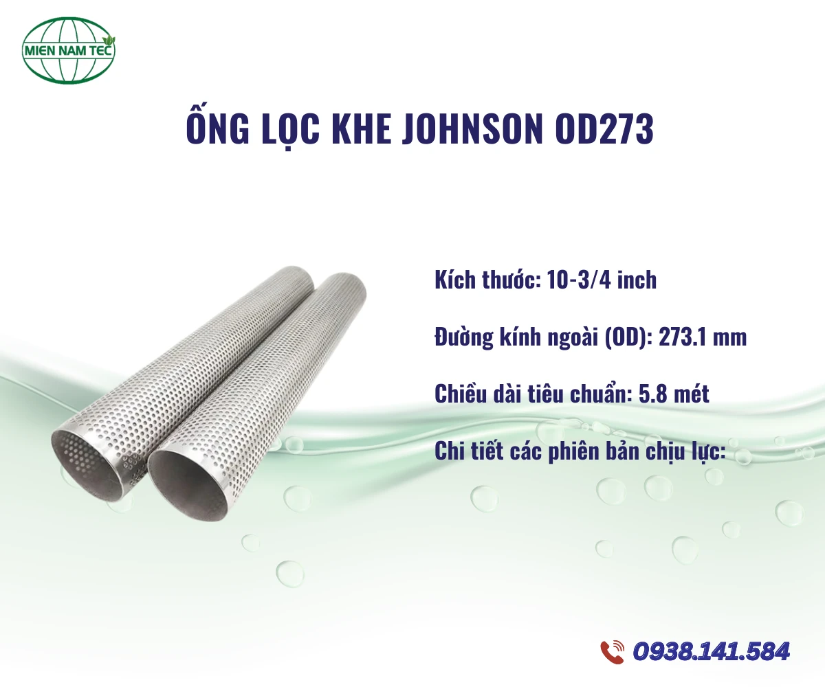 Ống Lọc Khe Johnson OD273