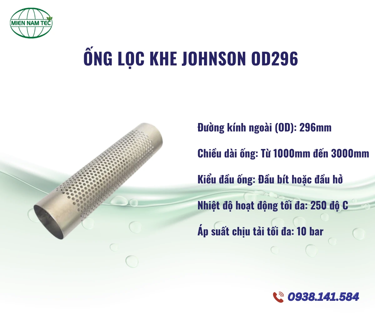 Ống Lọc Khe Johnson OD296